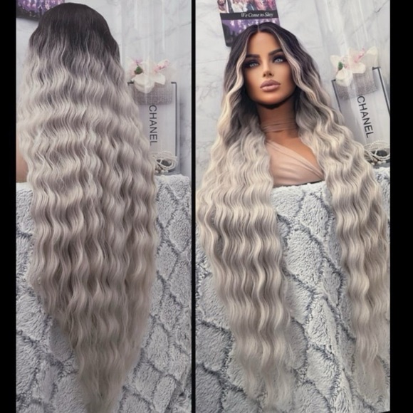 Human Hair Blended Lace Front Wig